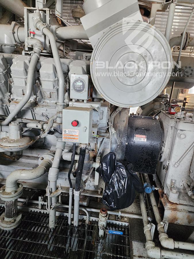 Used 1150 hp CAT G3516LE-A3 GE Gemini ES602 2-Stage Sour (1 of 2 Available)