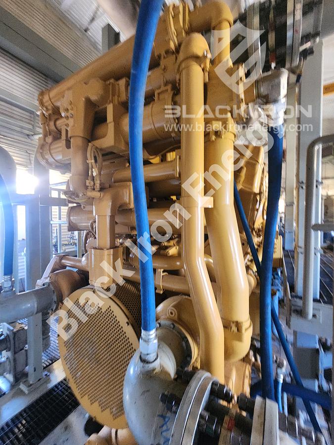 Used 5080 hp Caterpillar G3616-A3 natural gas engine c/w EJW/TAW Cooler, Air Intake, Silencer, & Hot Start (Tag K-5200)