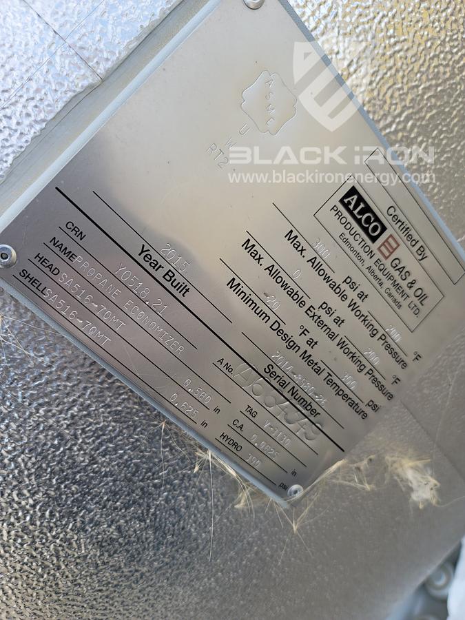 New Surplus 200 MMSCFD Refrig Plant