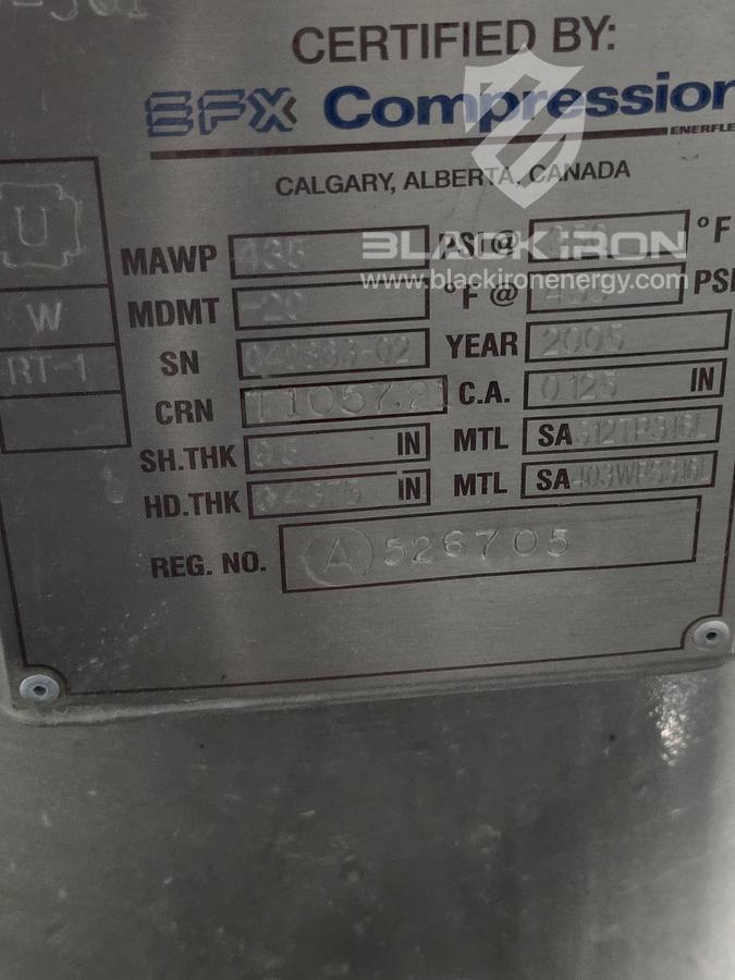 Used 169 hp Cat 3306TA Ariel JG4-4 Acid Gas Compressor