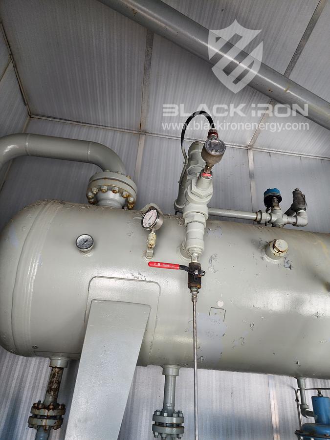 Used 36" Horizontal Sour Separator(1440 psi) with Blowcase(1650 psi)