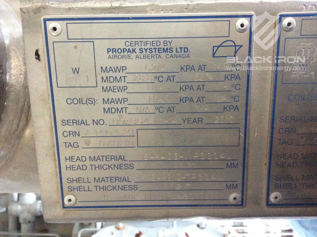 Used Qty. 2 - 300hp EMD Ariel JGA/6 5-Stage Acid Gas Units