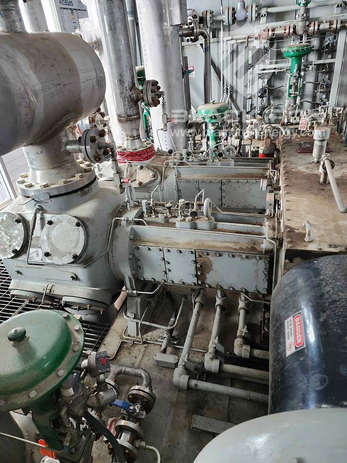 Used 400hp Ariel JGJ4, 5 Stage Acid Gas Compressor