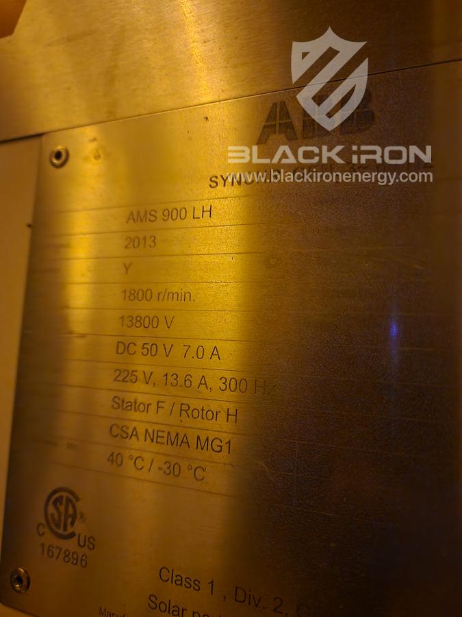 Used 15 MW Solar Titan T130 Gas Turbine Genset