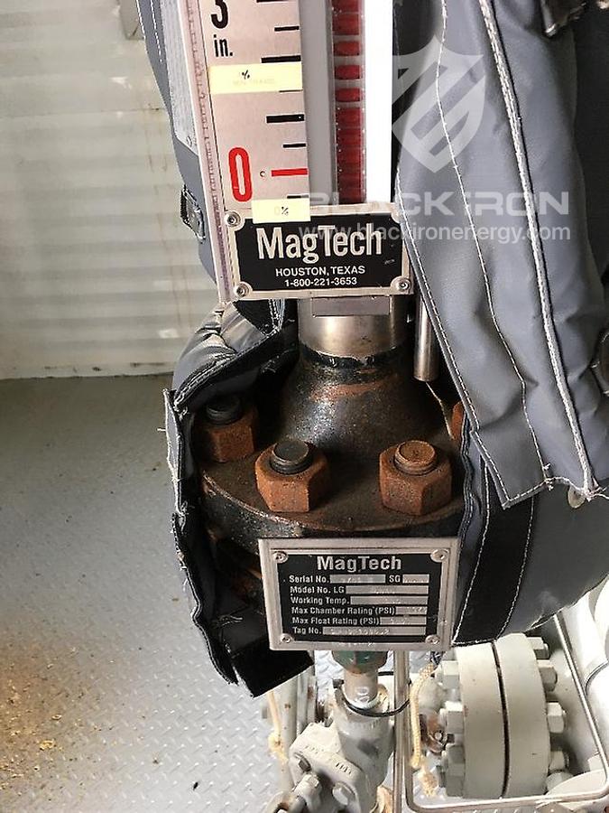 Used 48" X 16' 2127 psi Sour Horizontal 3 Phase Separator