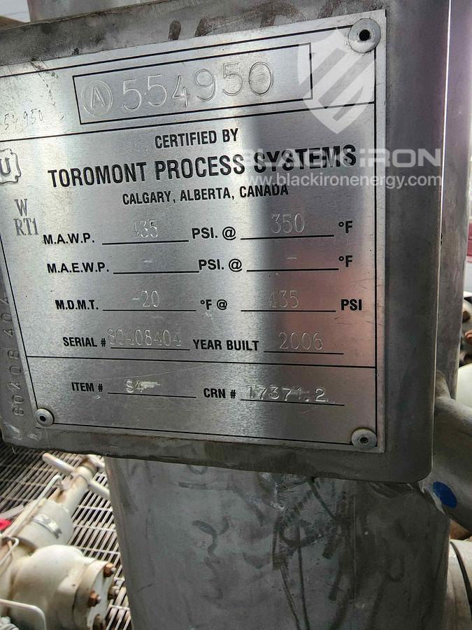 Used 400hp Ariel JGJ4, 5 Stage Acid Gas Compressor