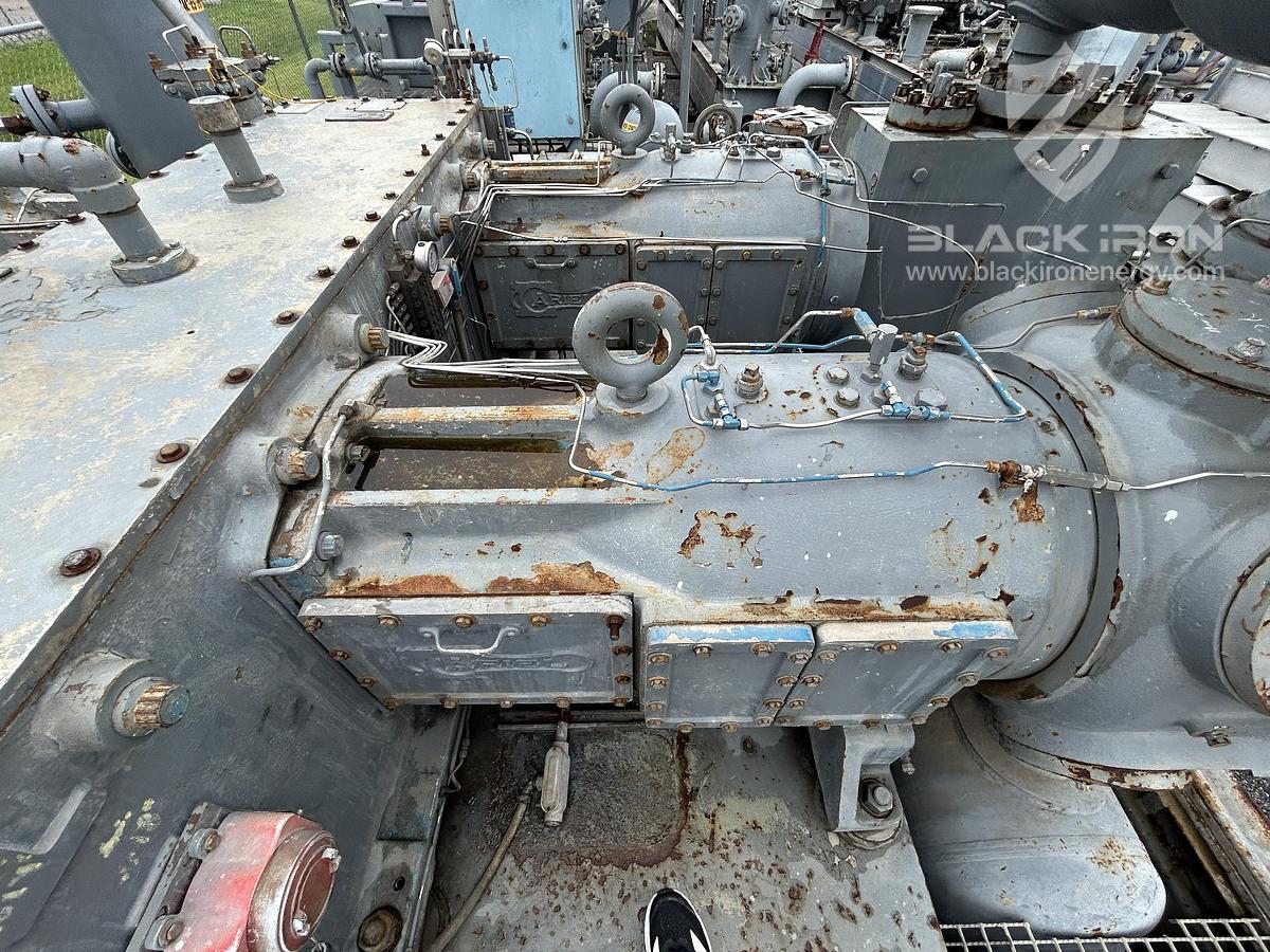 Used 2370 hp CAT 3608TA Ariel JGD/4 4-Stage Sour Recip Unit #090132