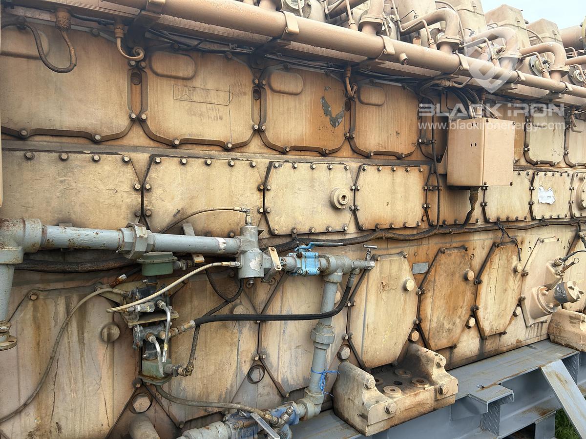 Used 2370 hp CAT 3608TA Ariel JGD/4 4-Stage Sour Recip Unit #090132