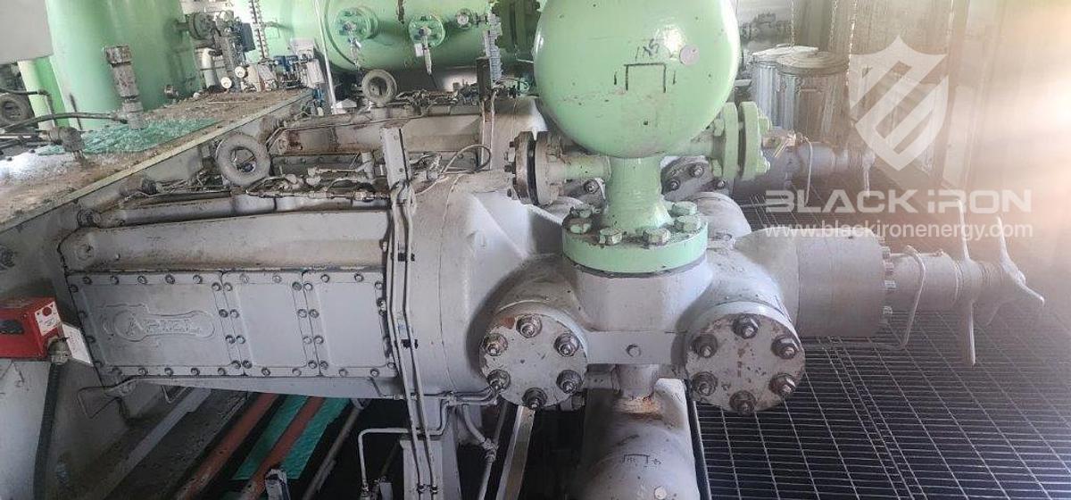 Used 1480 hp Waukesha L7042GSI Ariel JGK/4 2-Stage Sour Recip