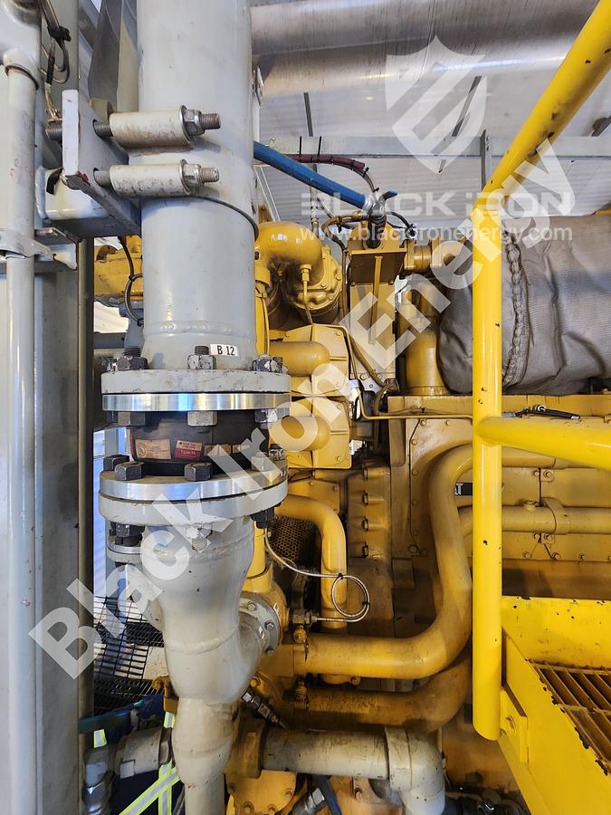 Used 2370 hp Caterpillar G3608-A3 natural gas engine c/w EJW/TAW Cooler, Air Intake, Silencer, & Hot Start (Tag K-2800)