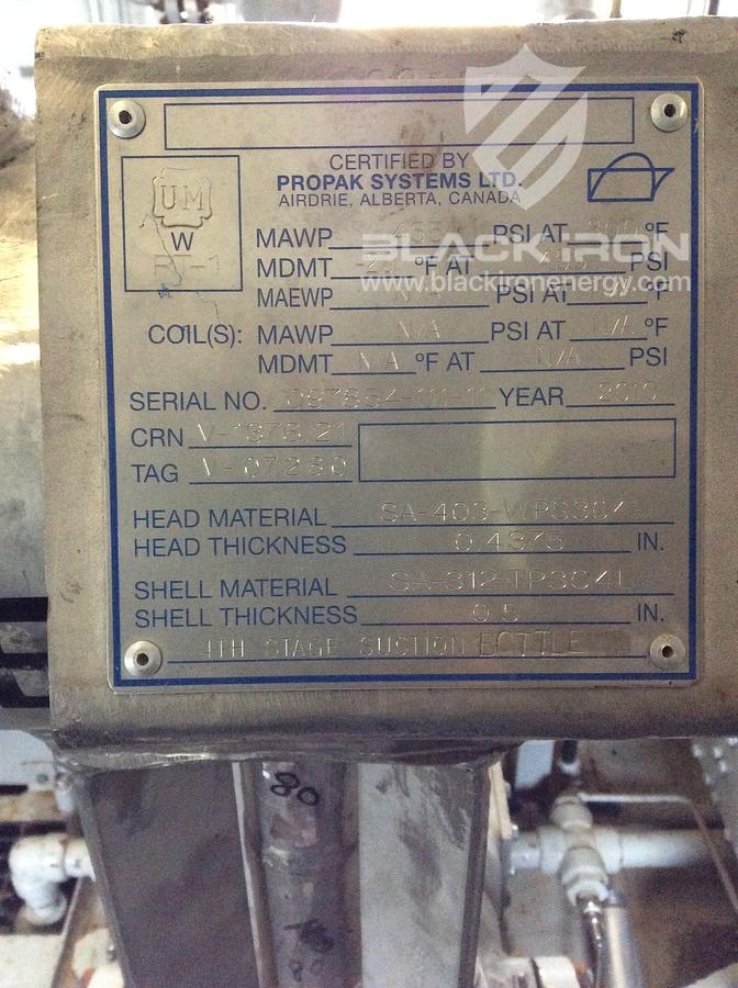 Used Qty. 2 - 300hp EMD Ariel JGA/6 5-Stage Acid Gas Units