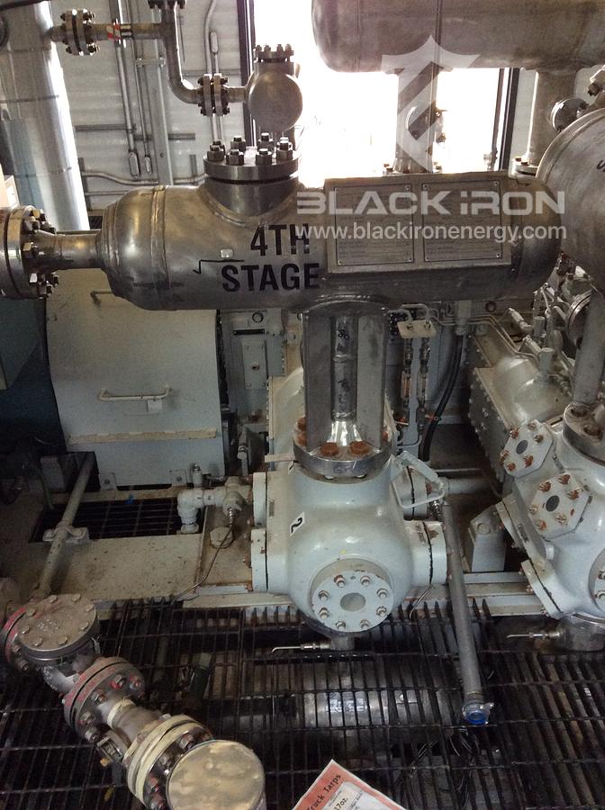Used Qty. 2 - 300hp EMD Ariel JGA/6 5-Stage Acid Gas Units
