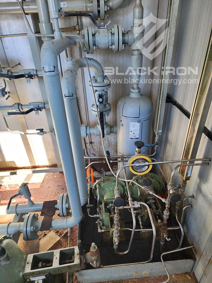 Used 36" Horizontal Sour Separator(1440 psi) with Blowcase(1650 psi)