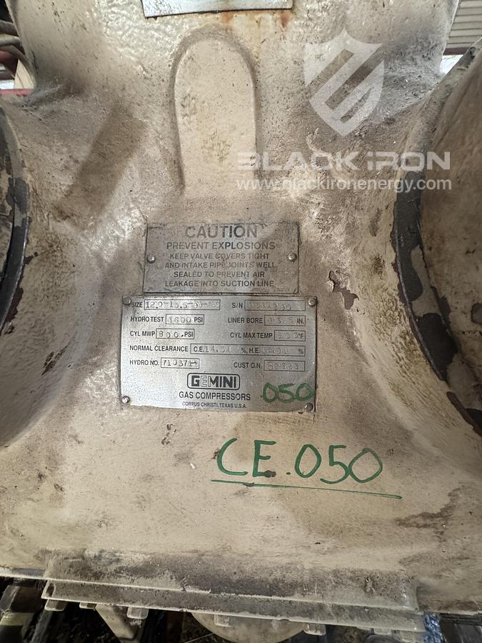 Used 2500 HP CAT G3608 2 Stage Sweet Gemini F117
