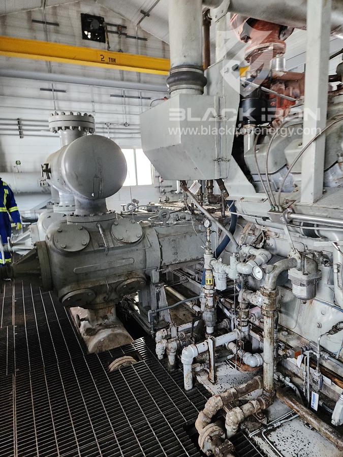 Used Wauk 7042GSI, Ariel JGK4, Reciprocating, 3 stage sweet