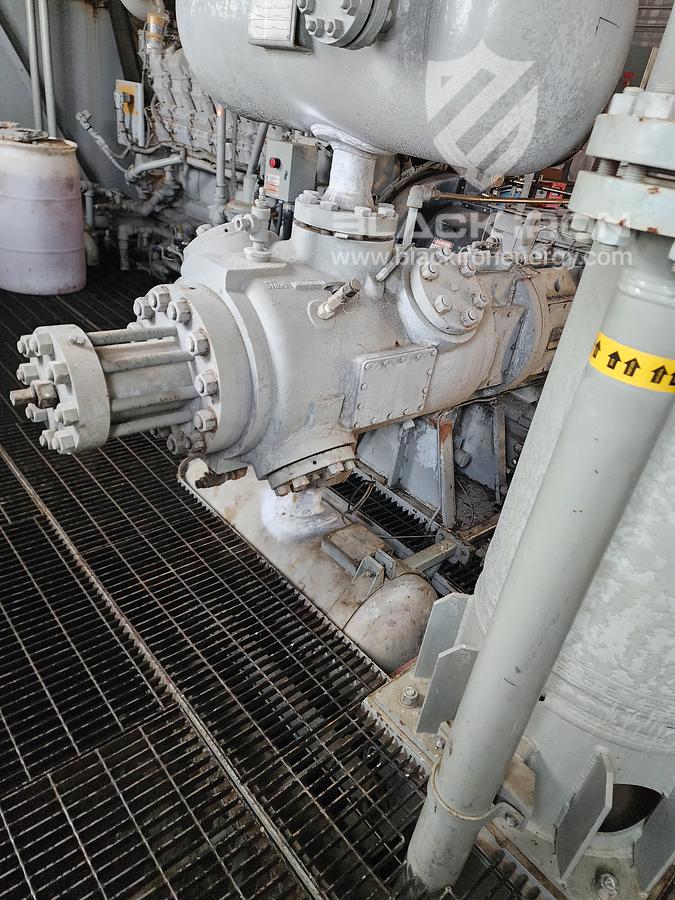 Used 1150 hp CAT G3516LE-A3 GE Gemini ES602 2-Stage Sour (1 of 2 Available)