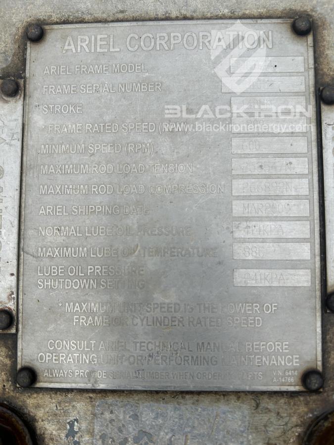Used 2370 hp CAT 3608TA Ariel JGD/4 4-Stage Sour Recip Unit #090132