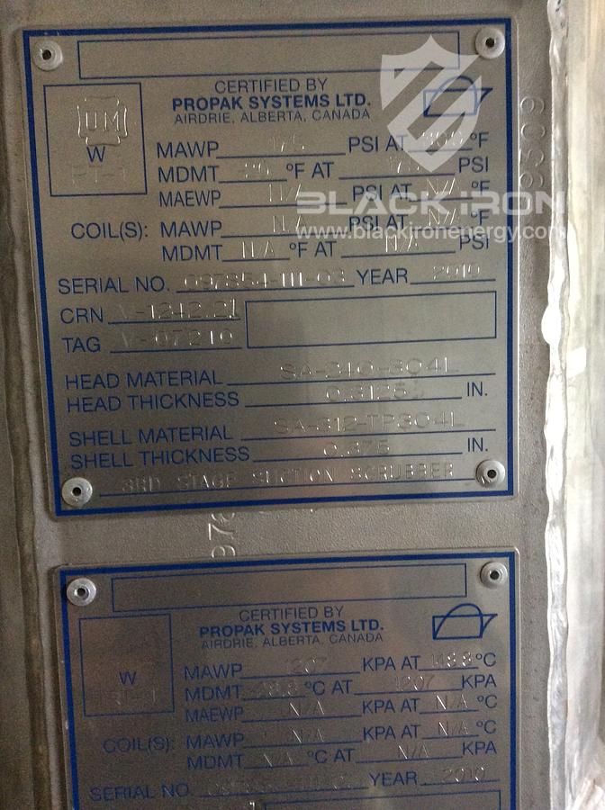 Used Qty. 2 - 300hp EMD Ariel JGA/6 5-Stage Acid Gas Units