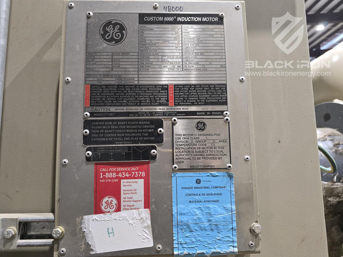 Used 5500 hp GE Electric Drive Ariel KBZ/6 4-Stage (1 of 4 Available)