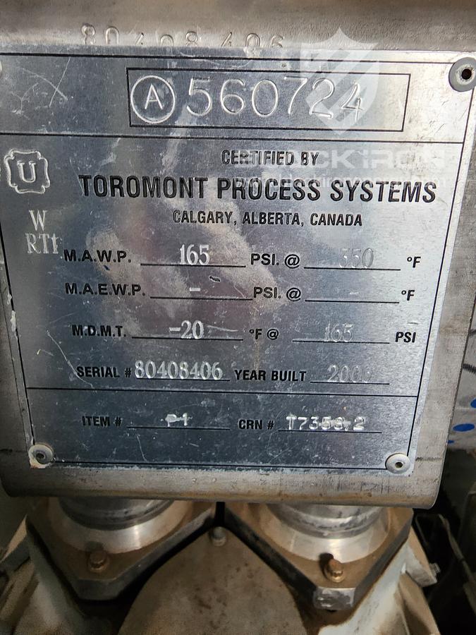 Used 400hp Ariel JGJ4, 5 Stage Acid Gas Compressor