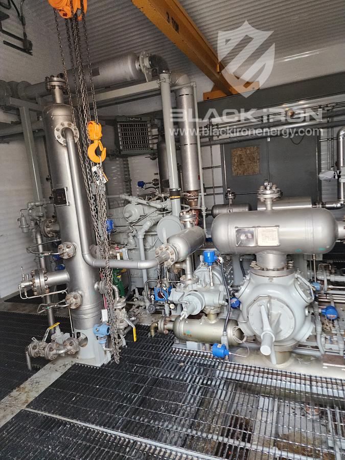 Used 169 hp Cat 3306TA Ariel JG4-4 Acid Gas Compressor