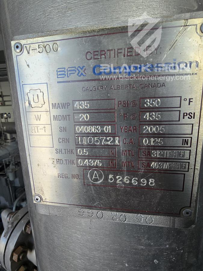 Used 169 hp Cat 3306TA Ariel JG4-4 Acid Gas Compressor