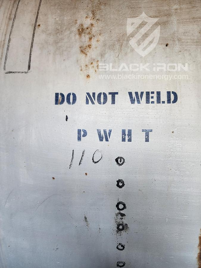 Used Horizontal 2 Phase Separator Sour