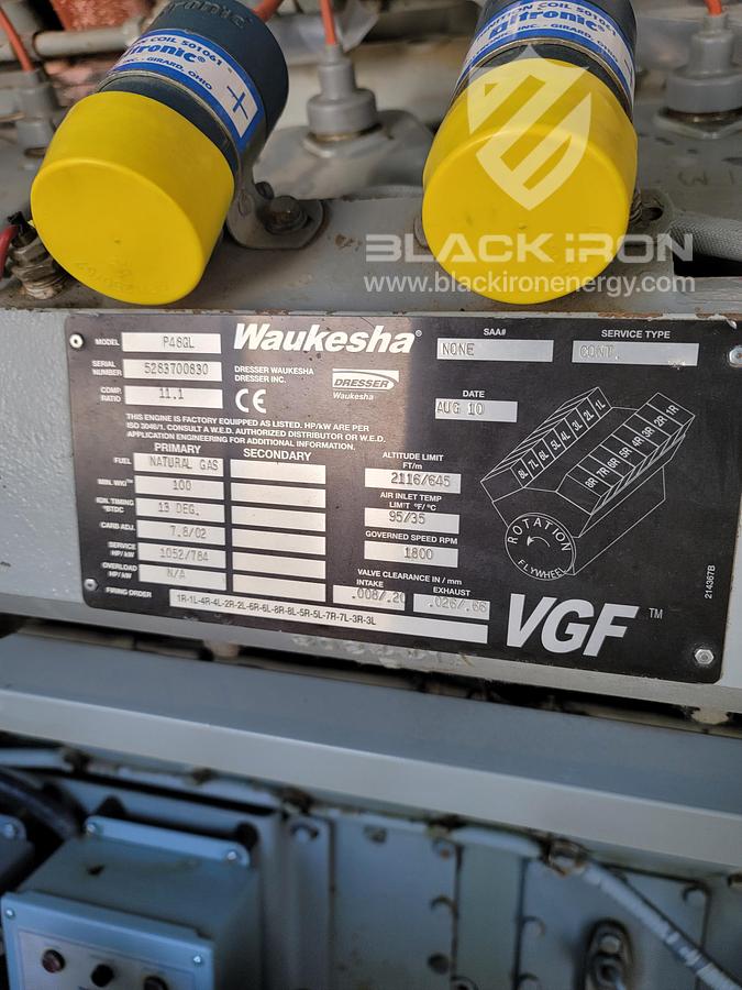 Used P48GL Dual Genset 700KW Nat Gas