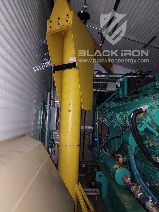 New Surplus Dual 1000 kW Nat Gas/Diesel Genset Package