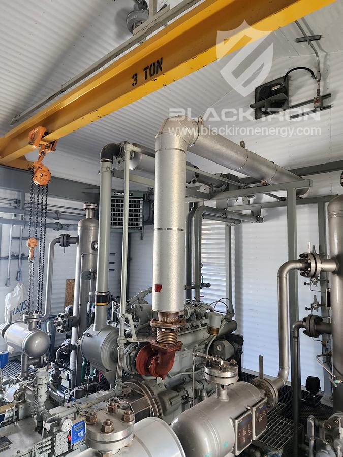 Used 169 hp Cat 3306TA Ariel JG4-4 Acid Gas Compressor