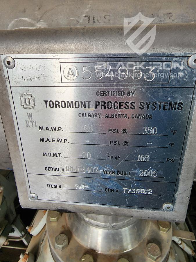 Used 400hp Ariel JGJ4, 5 Stage Acid Gas Compressor