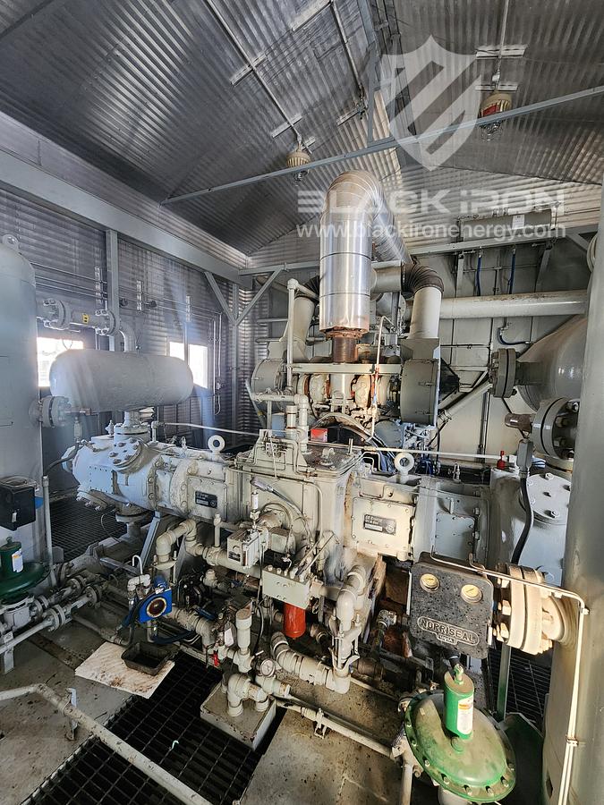 Used 1150 hp CAT G3516LE-A3 GE Gemini ES602 2-Stage Sour (1 of 2 Available)