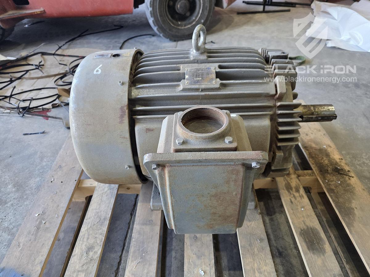 Used (2) Teco 40/30 HP Electric Motors