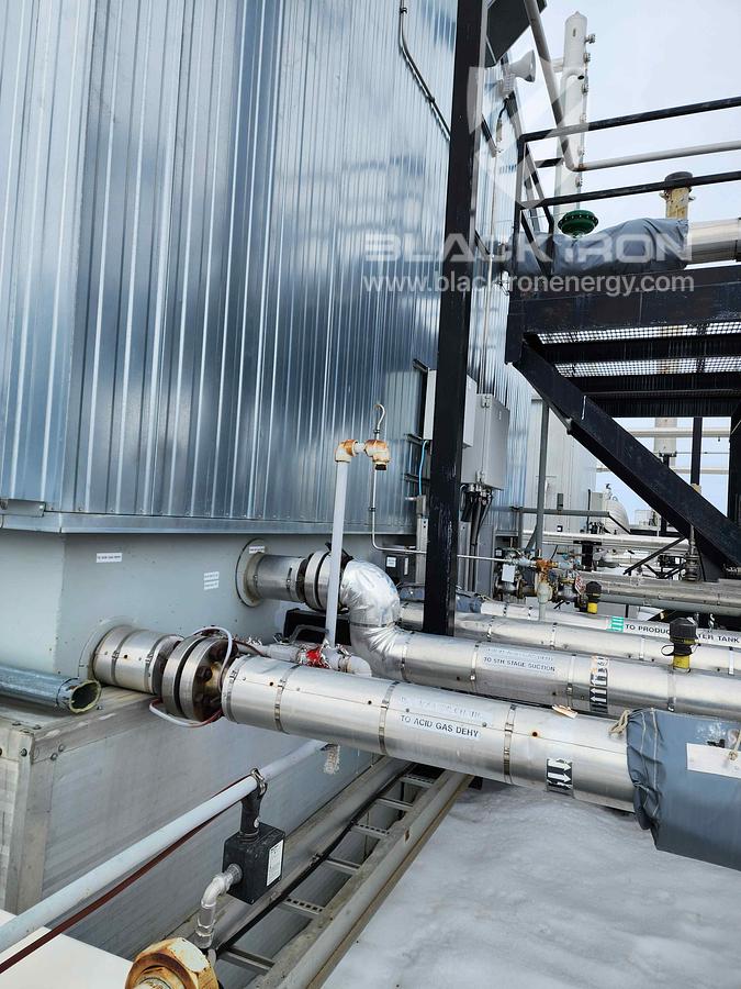 Used 400hp Ariel JGJ4, 5 Stage Acid Gas Compressor