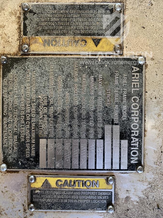 Used 400 hp Cat 3408TA Ariel JGA4 3-Stage Recip