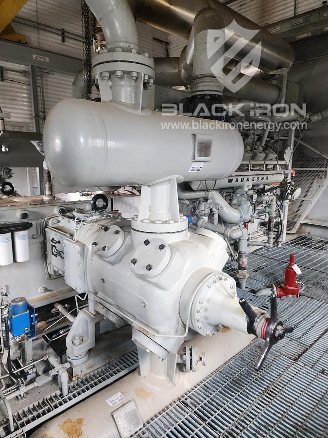 Used 1478 hp Waukesha L7042GL Ariel JGK/2 2-Stage Recip