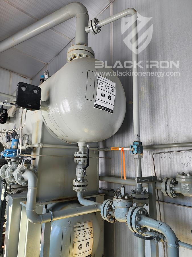 Used 36" Horizontal Sour Separator(1440 psi) with Blowcase(1650 psi)