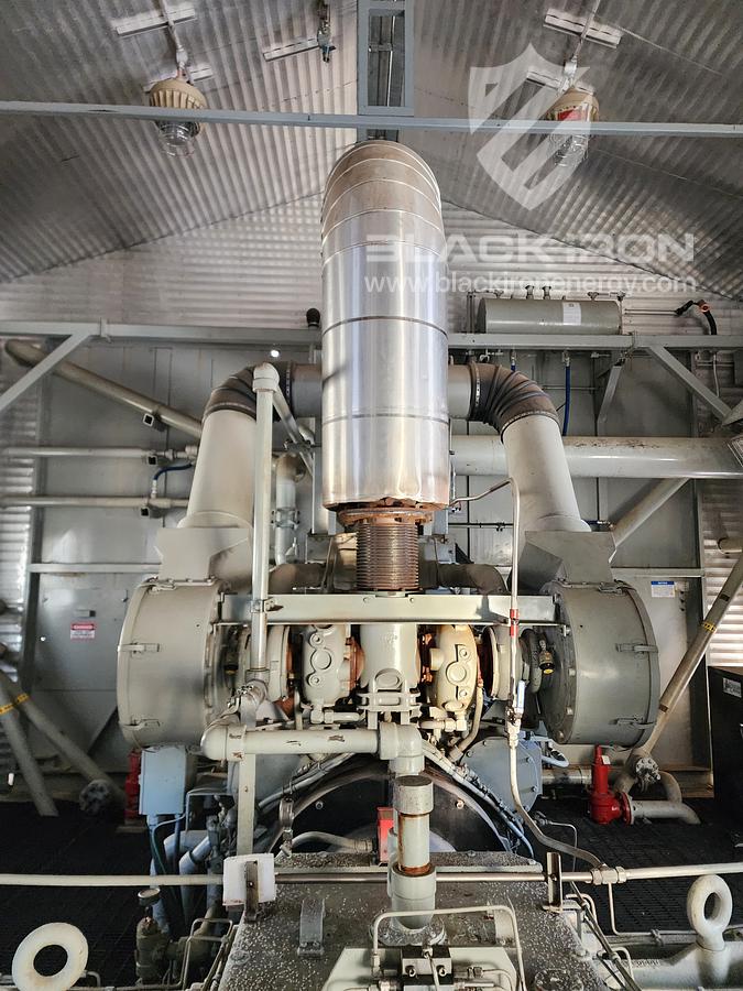 Used 1150 hp CAT G3516LE-A3 GE Gemini ES602 2-Stage Sour (1 of 2 Available)