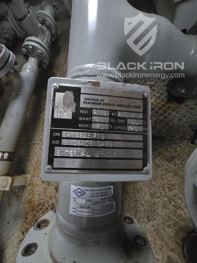 Used *72" x 20', 720 psi, Sour, Horizontal, 3 Phase