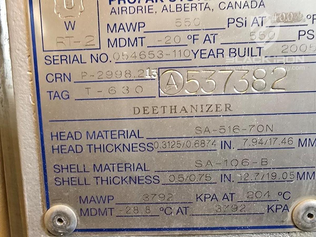 Used 15 MMSCFD Refrig Plant
