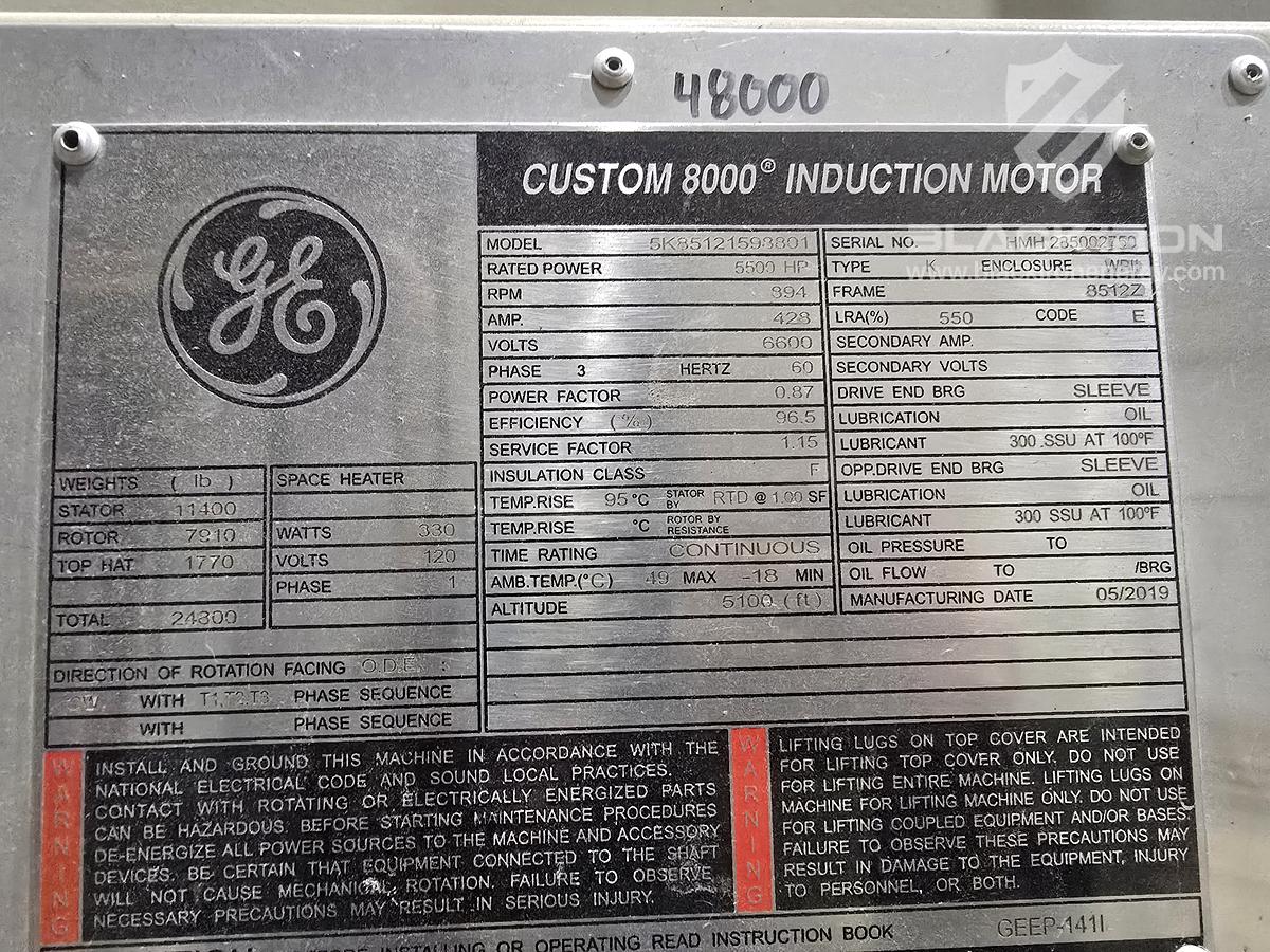 Used 5500 hp GE Electric Drive Ariel KBZ/6 4-Stage (1 of 4 Available)