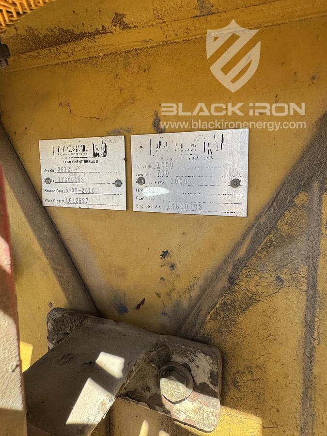 Used 3335 HP CAT 3612 Single Stage Sour JGD/6