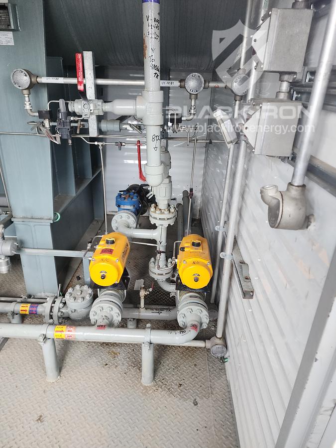 Used 60" OD x 20' S/S x 1450 psig MAWP 3-Phase Sour Separator