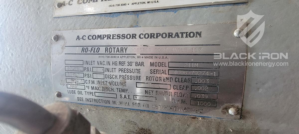 Used VRU Compressor - 211M