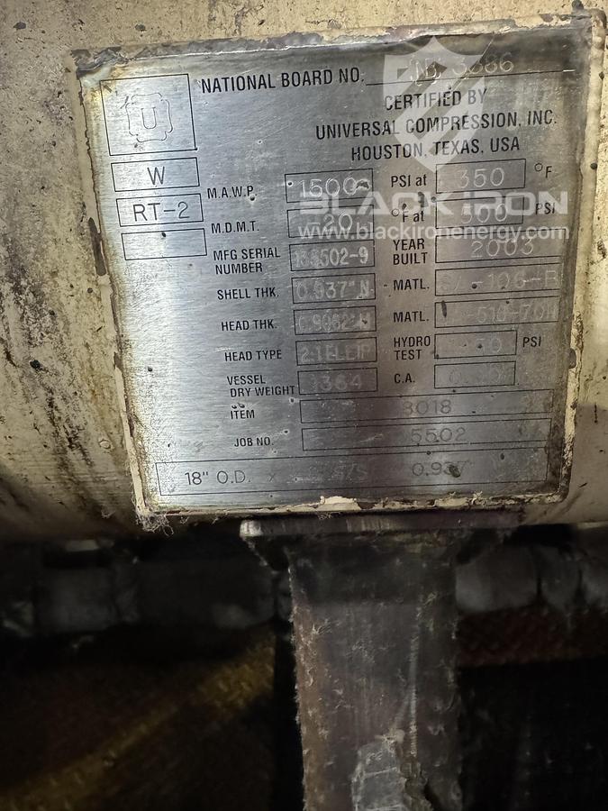 Used 4962 HP CAT 3612, JGD/6 3 Stage Sour