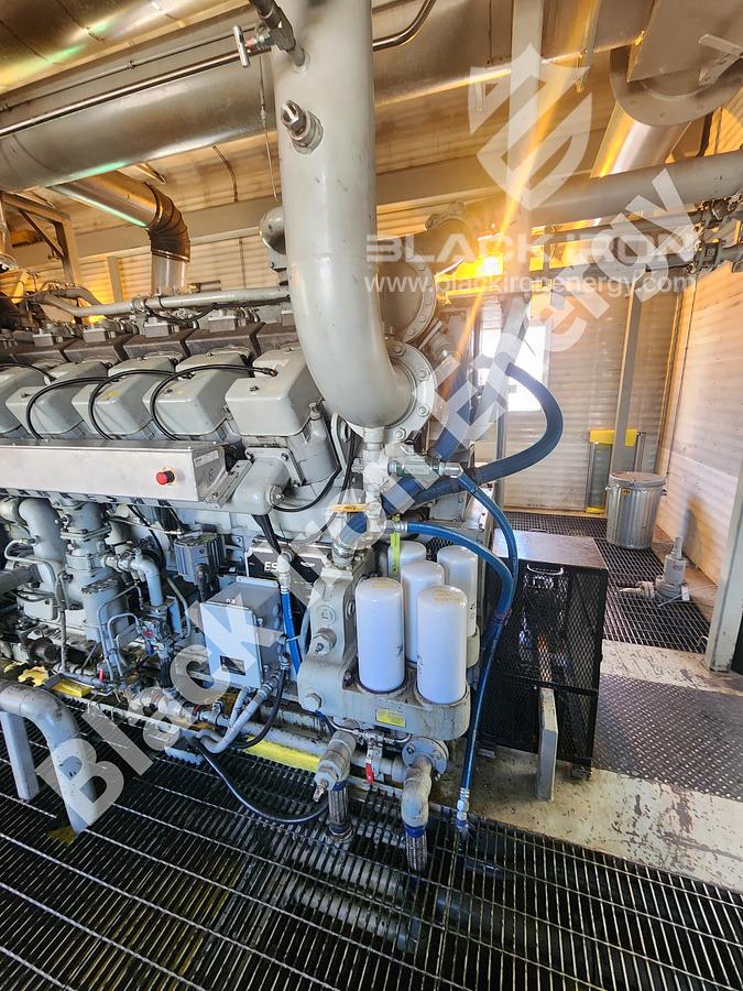 Used 1480 hp Waukesha L7042GSI Natural Gas Engine c/w Silencer/Catalytic Converter (Tag K-1220)