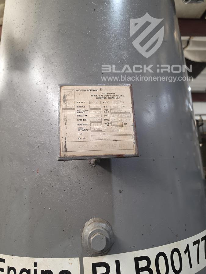 Used (3) 4735 Hp CAT G3616-A3 JGC/6 3 Stage Sweet
