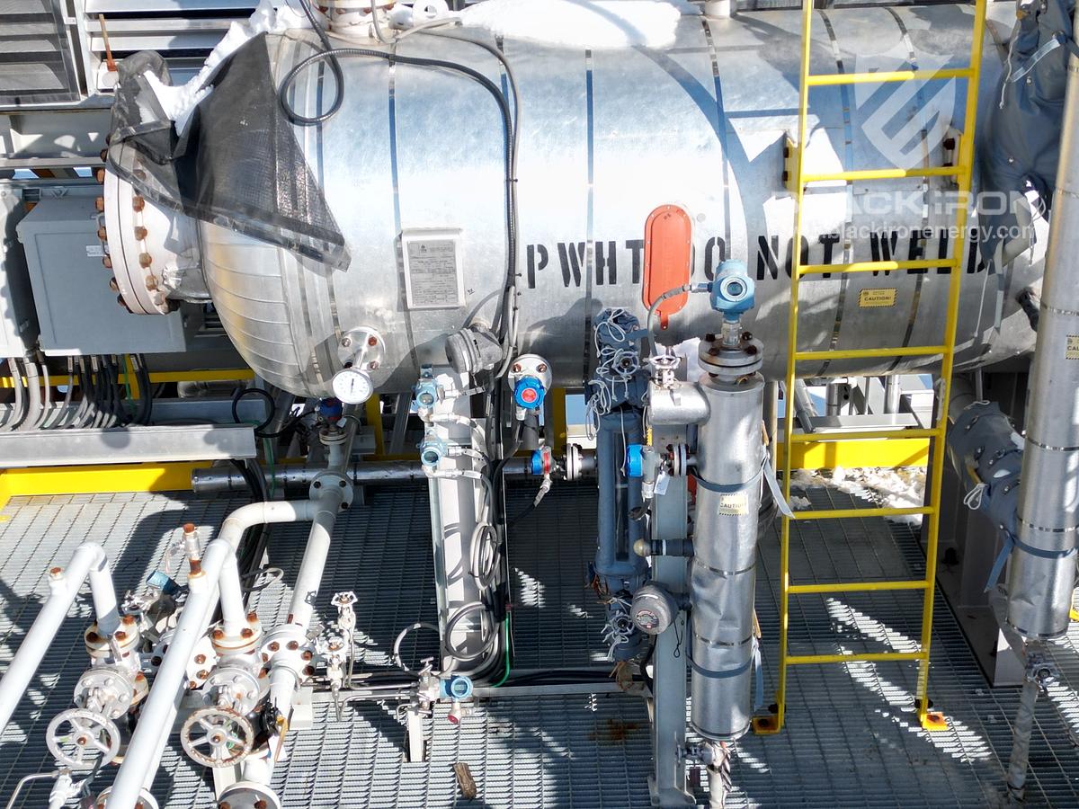 Used Crude Oil Frac Plant