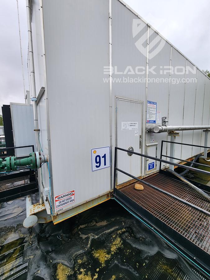 Used 30" x 10' Vertical Separator W/ 400BBL Tank and Coriolis Meter