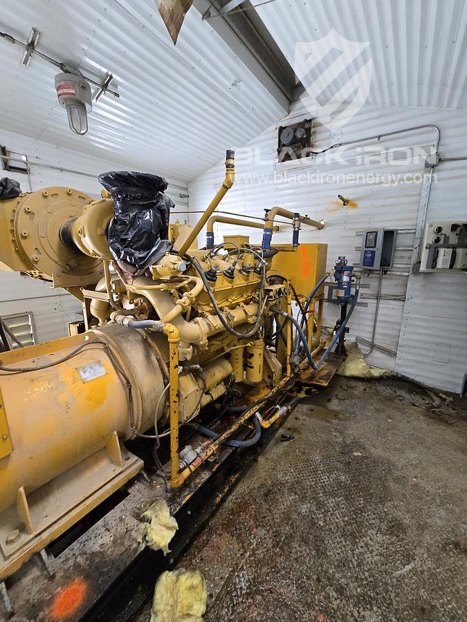 Used 375KW, Cat G3408, Nat Gas, 480/277V